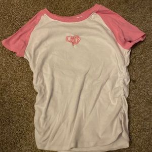 Scrunched love shirt